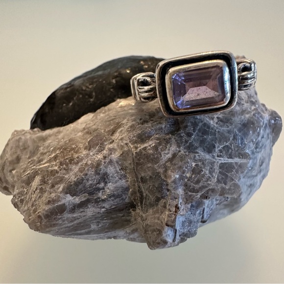 Silpada | Amethyst & Sterling Silver Ring | Size 5.5 - Picture 10 of 14